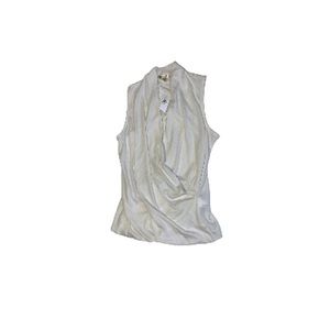 🆕 Banana Republic Off White Crossover Top - Women’s Size Small